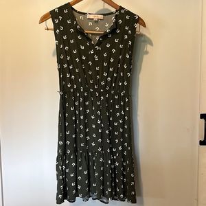 Green Loft Dress | XS Petite